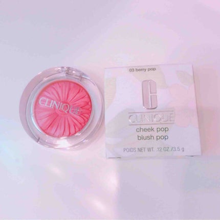 チーク ポップ/CLINIQUE/パウダーチークを使ったクチコミ(1枚目)