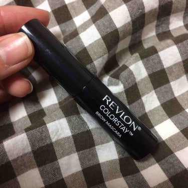 REVLON ボリューム プラス レングス マグニファイド - ウォータープルーフのクチコミ「レブロンのブローマスカラはただ眉毛にそって塗るだけで自然な眉毛が作り出せるので朝忙しい時にとっ.....」（1枚目）