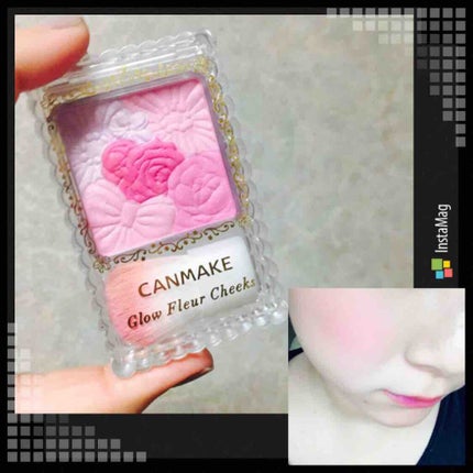 グロウフルールチークス/キャンメイク/パウダーチークを使ったクチコミ(1枚目)