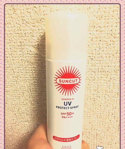 日やけ止め透明スプレー 無香料/サンカット®/日焼け止めミスト・スプレーを使ったクチコミ(1枚目)