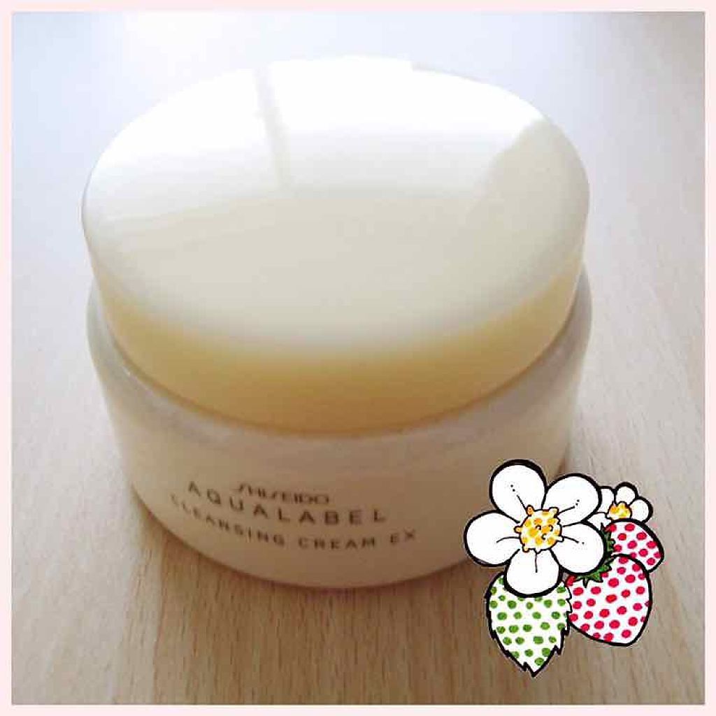アクアレーベル メーク落としクリームのクチコミ「資生堂アクアレーベルのメーク落としクリームです。

ふんわりして柔らかい感じのクリームです✨✨.....」（1枚目）