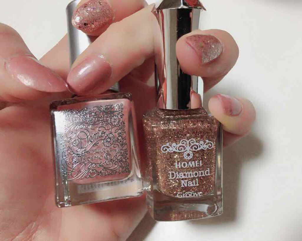 ダイヤモンドネイルポリッシュ/HOMEI/マニキュアを使ったクチコミ（1枚目）