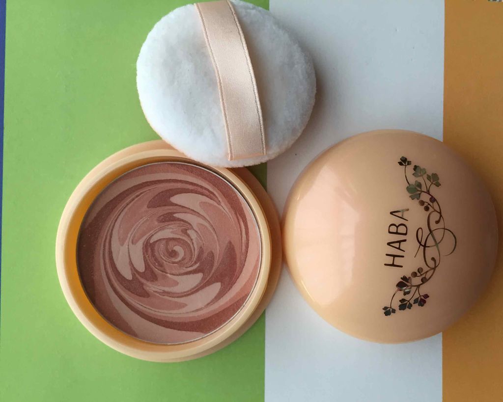 ポンポンマーブルチーク/HABA/パウダーチークを使ったクチコミ（1枚目）