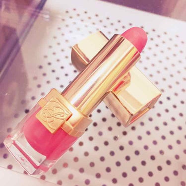 ピュア カラー クリスタル シアー リップスティック 16 クリスタル ドール クリーム/ESTEE LAUDER/口紅を使ったクチコミ（1枚目）