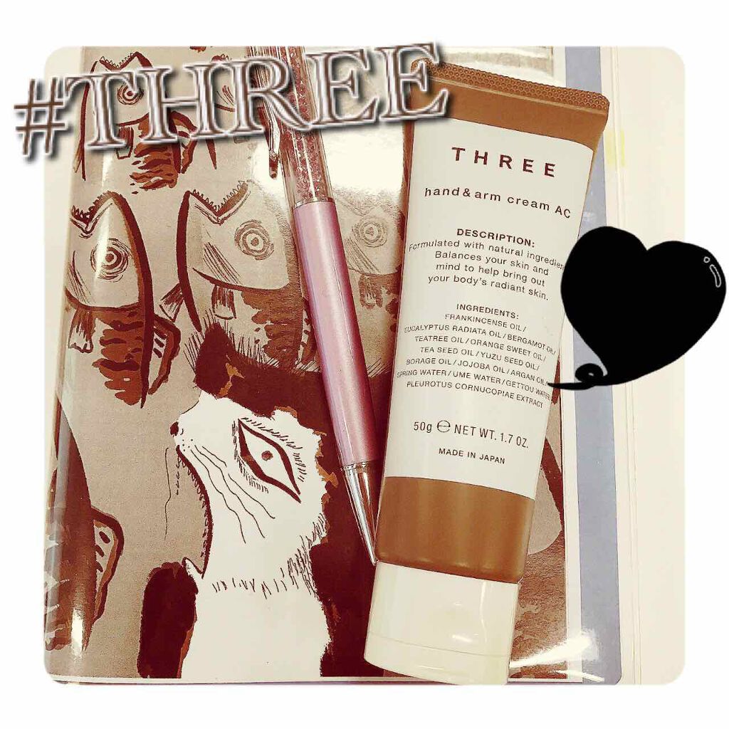 ハンド&アーム クリーム AC R/THREE/ハンドクリームを使ったクチコミ(1枚目)