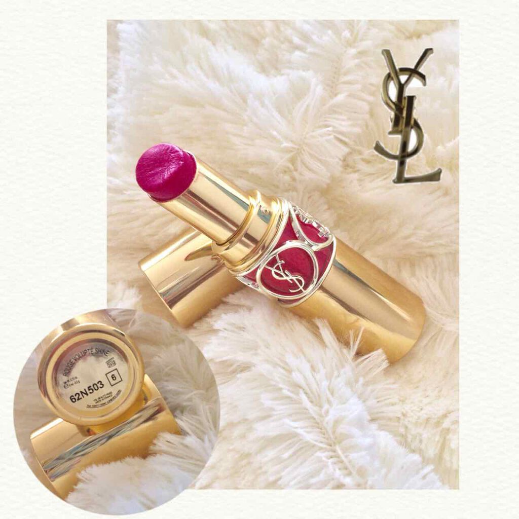 ルージュ ヴォリュプテ シャイン/YVES SAINT LAURENT BEAUTE/口紅を使ったクチコミ(1枚目)