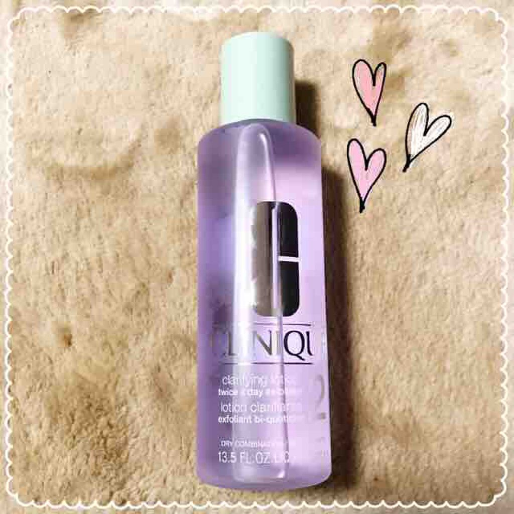 クラリファイング ローション 2/CLINIQUE/拭き取り化粧水を使ったクチコミ(1枚目)
