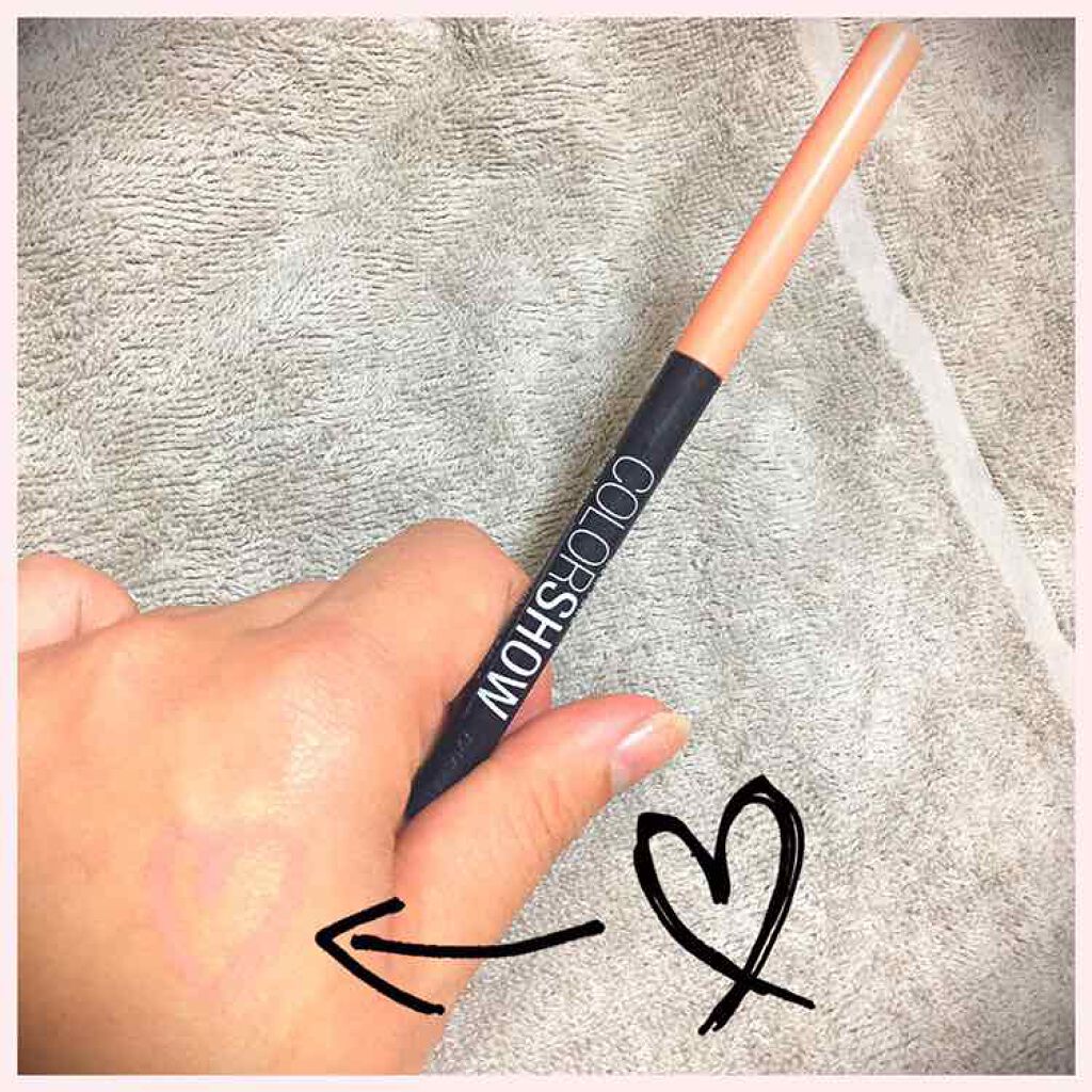 カラー ショー ライナー/MAYBELLINE NEW YORK/ペンシルアイライナーを使ったクチコミ(1枚目)