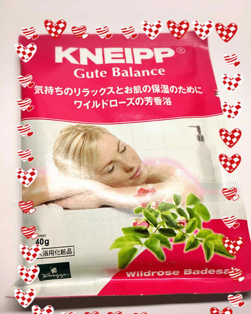 クナイプ グーテバランス バスソルト ワイルドローズの香り/クナイプ/入浴剤を使ったクチコミ（1枚目）