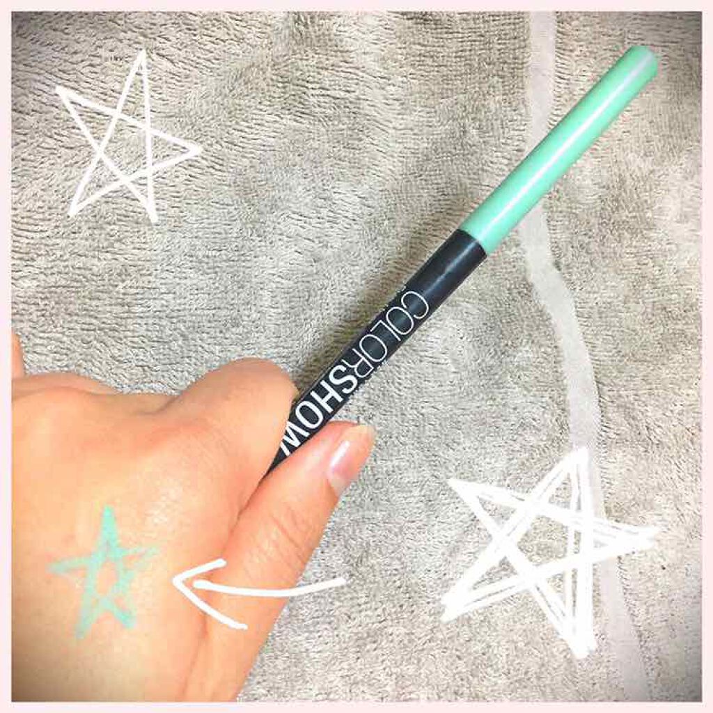カラー ショー ライナー/MAYBELLINE NEW YORK/ペンシルアイライナーを使ったクチコミ(1枚目)