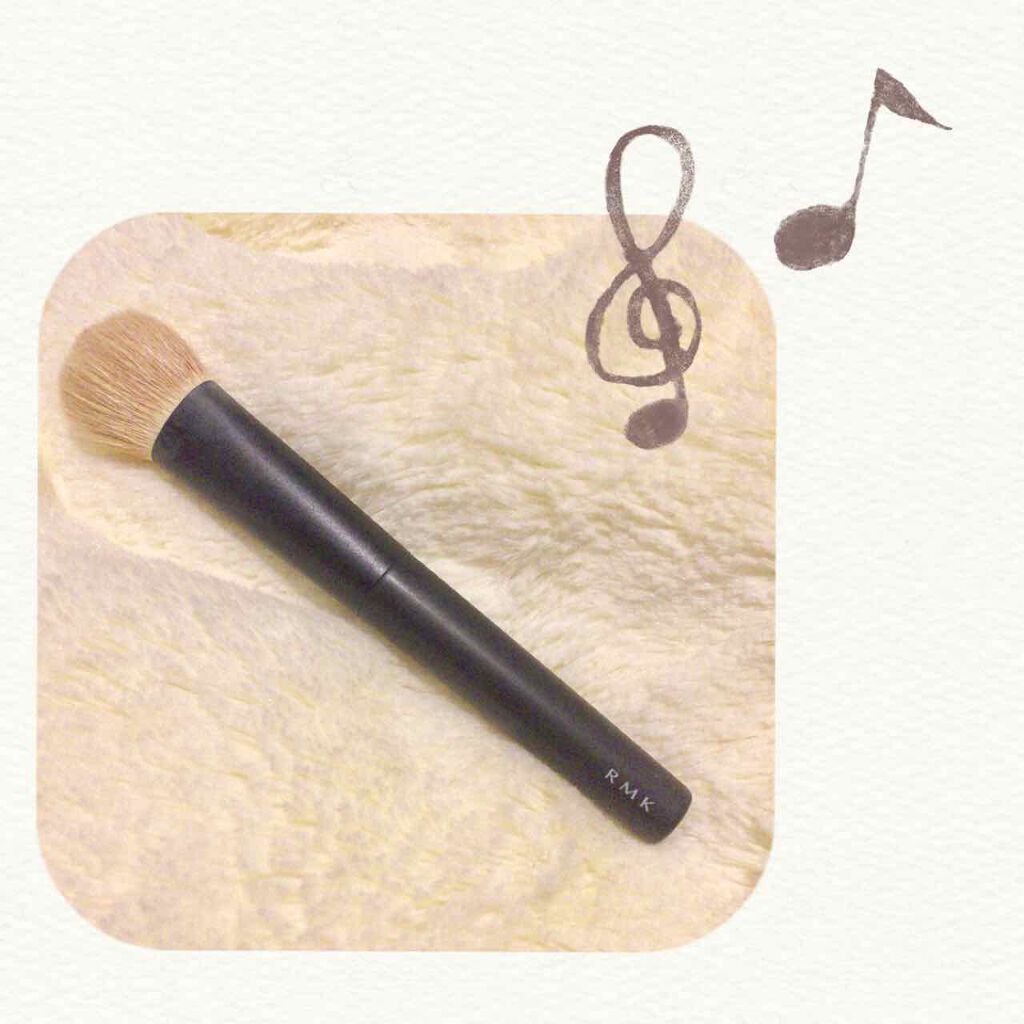 ファンデーションブラシ N/RMK/メイクブラシを使ったクチコミ（1枚目）