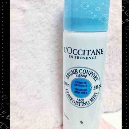 L'OCCITANE シア フェイスミストのクチコミ「細かい霧ででてくるミストです✨メイクの上からでも使えるのでお直しのときや乾燥が気になるときにシ.....」(1枚目)