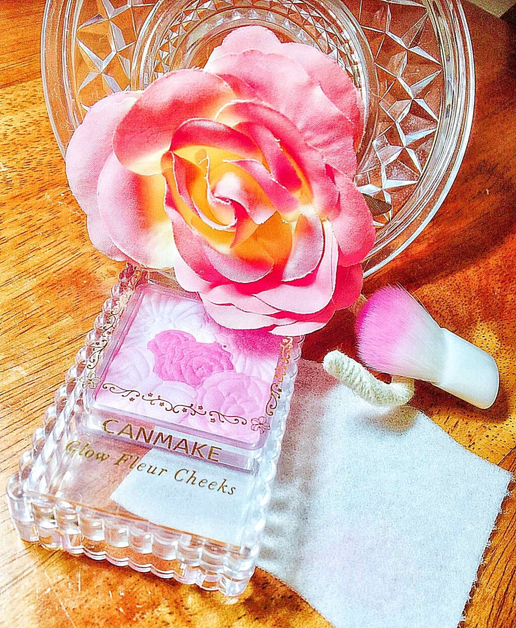 グロウフルールチークス/キャンメイク/パウダーチークを使ったクチコミ(1枚目)