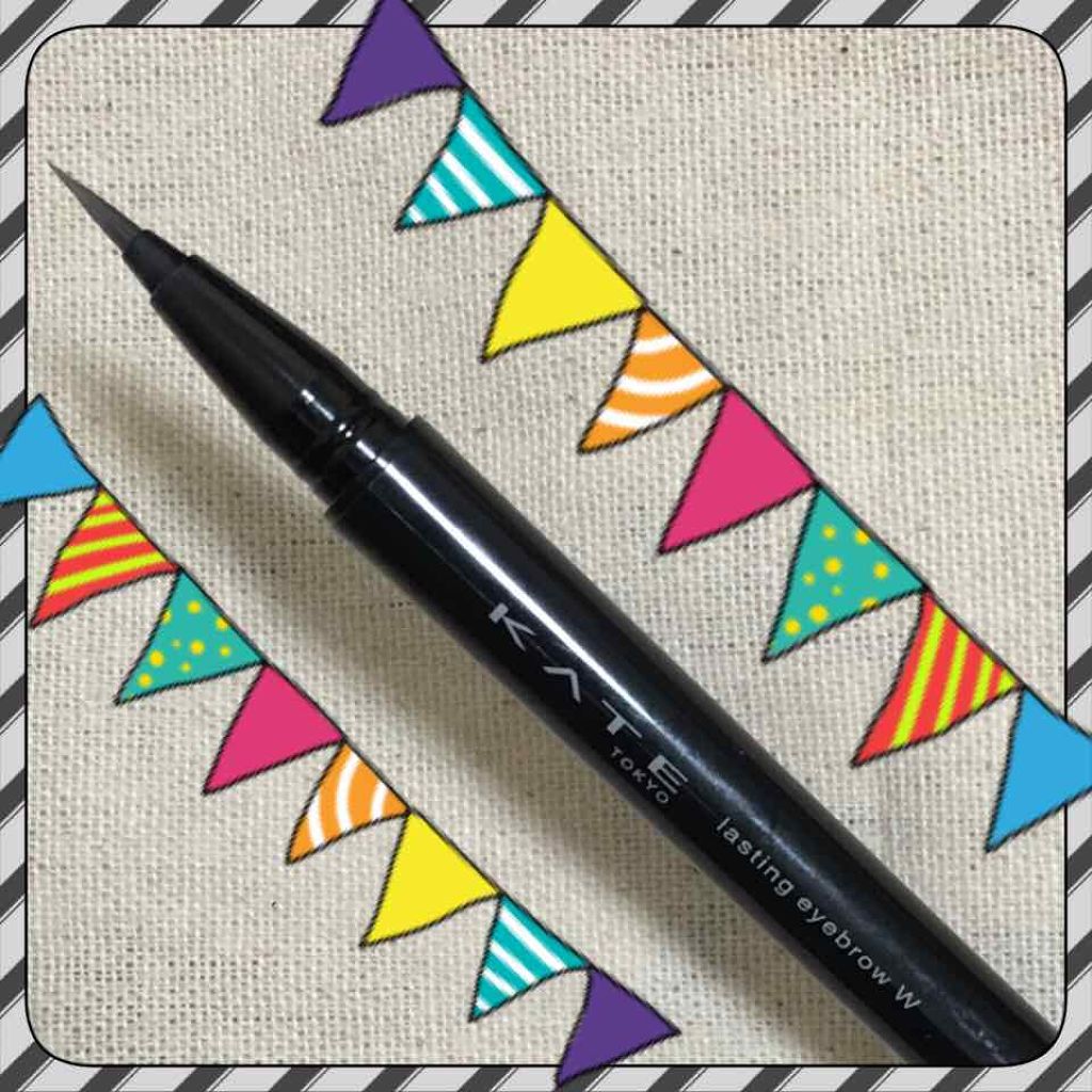 ラスティングデザインアイブロウW（LQ）/KATE/パウダーアイブロウを使ったクチコミ（1枚目）