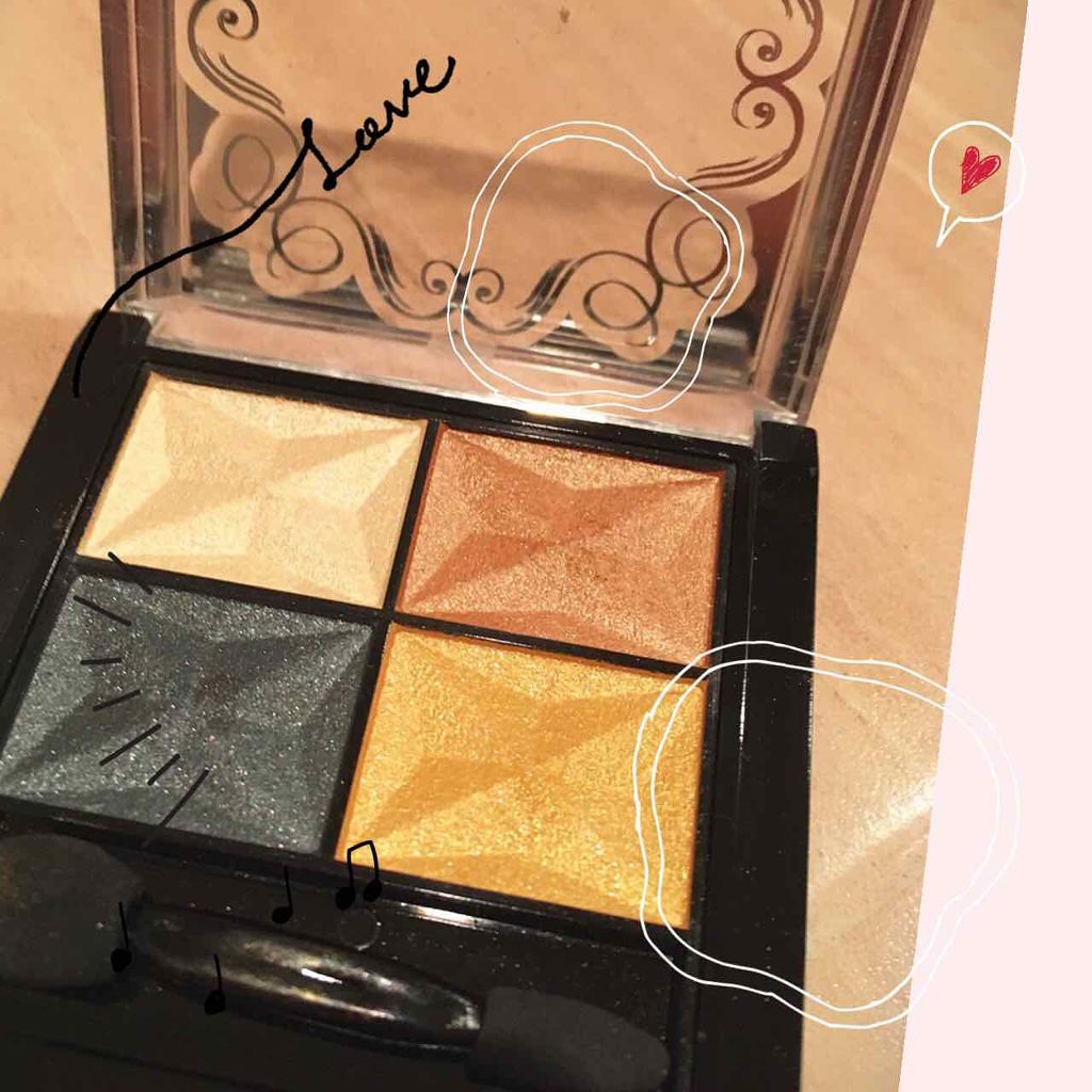 カラフルアイシャドウ/DAISO/アイシャドウパレットを使ったクチコミ(1枚目)