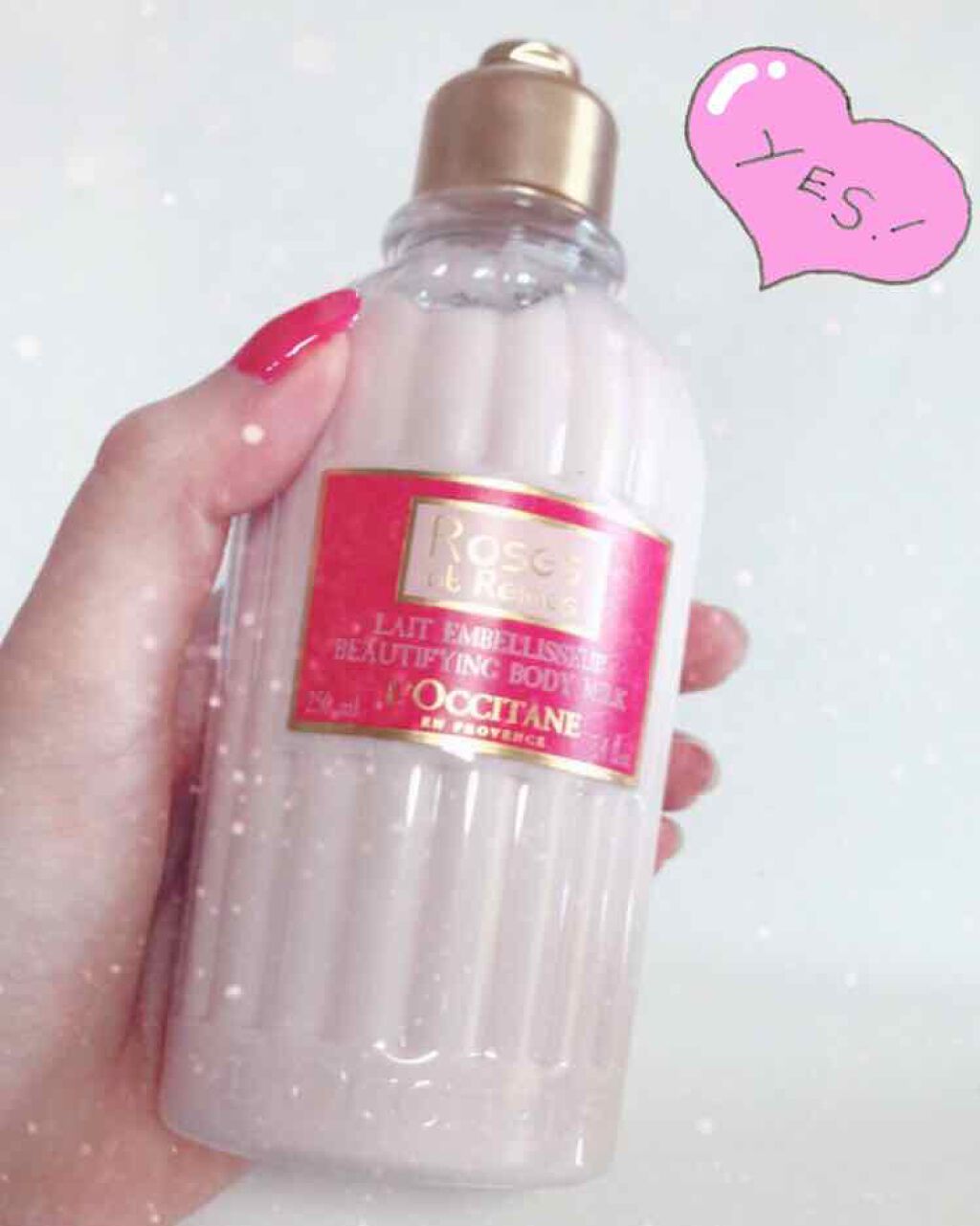 ローズ ベルベットボディミルク/L'OCCITANE/ボディミルクを使ったクチコミ(1枚目)
