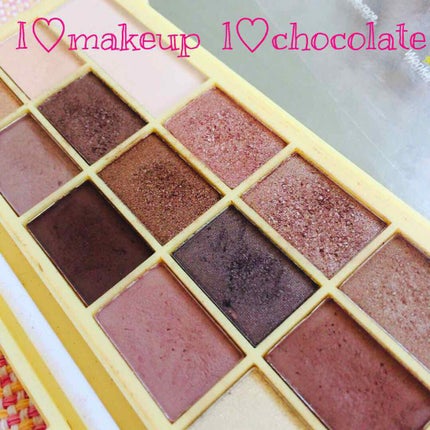 アイラブチョコレート/MAKEUP REVOLUTION/アイシャドウパレットを使ったクチコミ(1枚目)