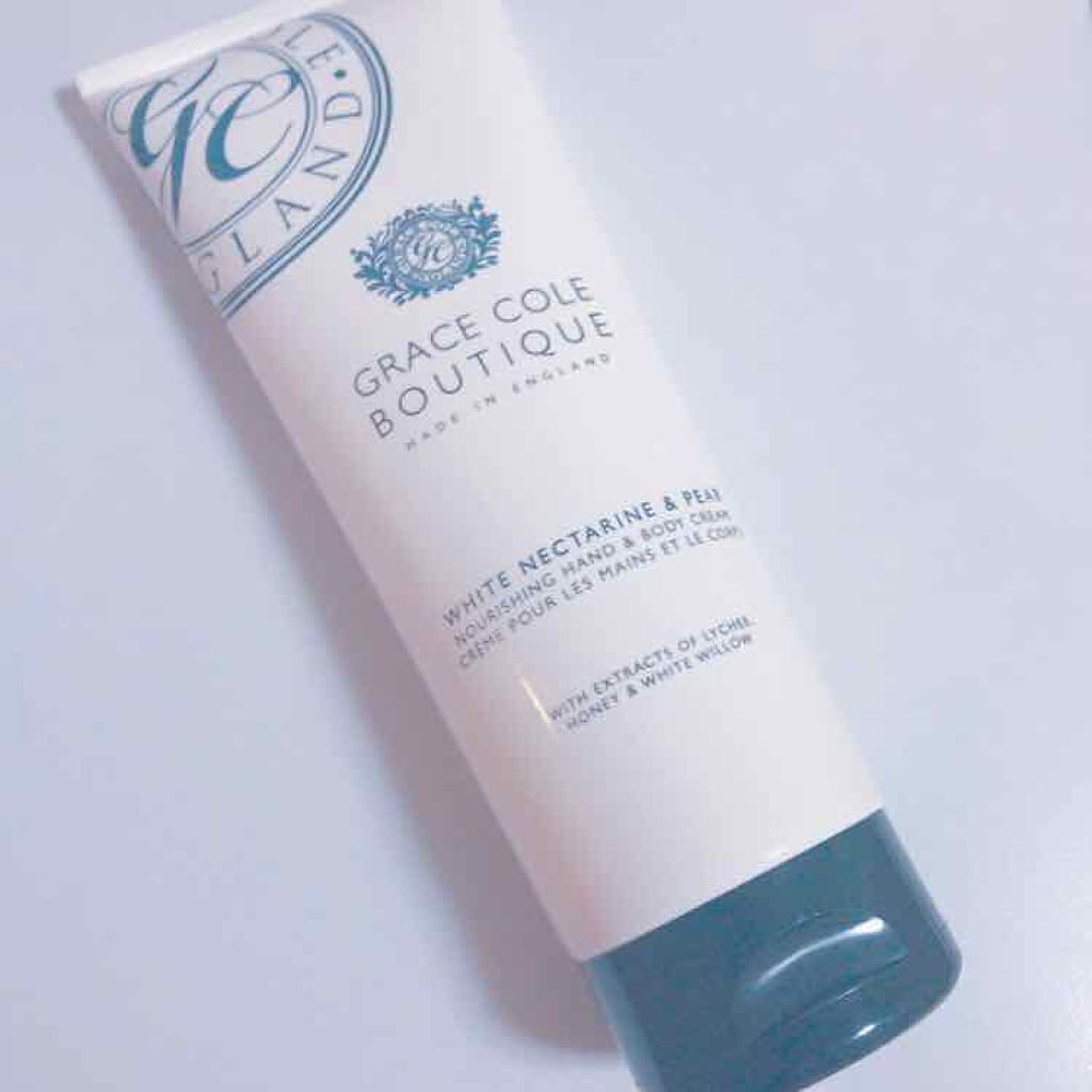 ハンド＆ボディクリーム ホワイトネクタリン＆ペア/グレースコール/ハンドクリームを使ったクチコミ（1枚目）