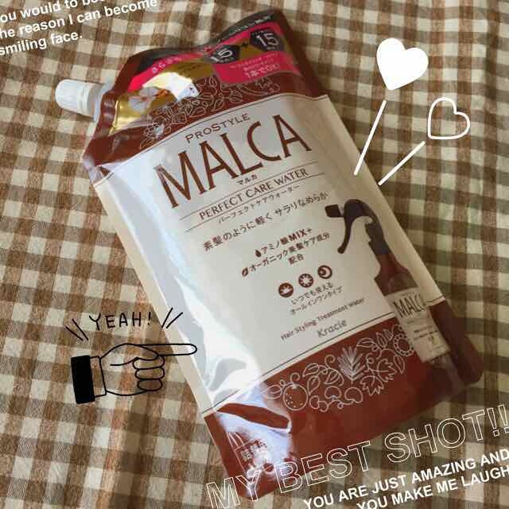 パーフェクトケアウォーター/プロスタイル マルカ/ヘアミストを使ったクチコミ（1枚目）