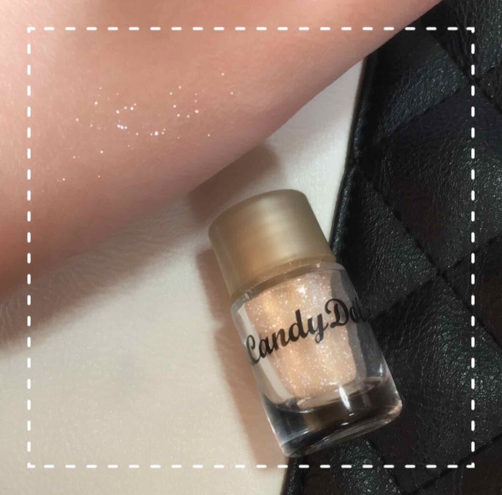 プレミアムラメグリッター/CandyDoll/単色アイシャドウを使ったクチコミ（1枚目）