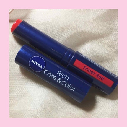 ニベア リッチケア&カラーリップ/ニベア/リップクリームを使ったクチコミ(1枚目)