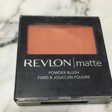 マット パウダー ブラッシュ #006 オレンジ スエード/REVLON/パウダーチークを使ったクチコミ（1枚目）