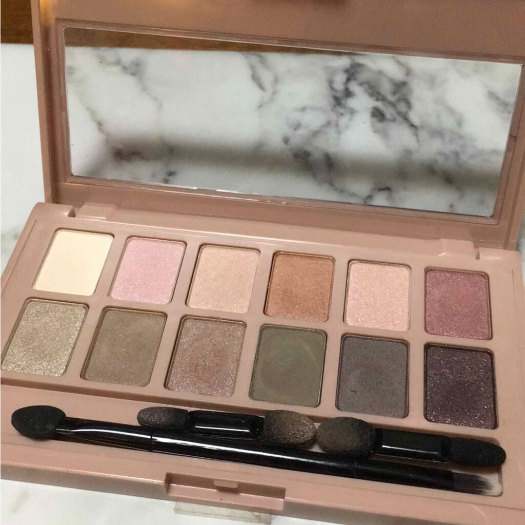 ヌードパレット ブラッシュド/MAYBELLINE NEW YORK/アイシャドウパレットを使ったクチコミ(2枚目)