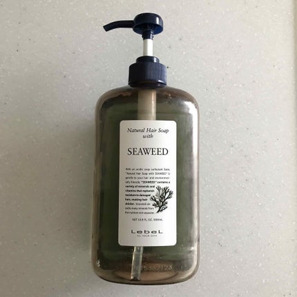 ナチュラル ヘアソープ ウィズ シーウィード/LebeL/サロンシャンプーを使ったクチコミ(1枚目)