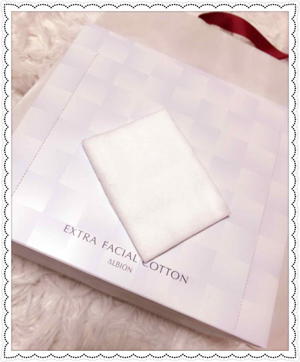 アルビオン エクストラ フェイシャルコットン/ALBION/コットンを使ったクチコミ(2枚目)