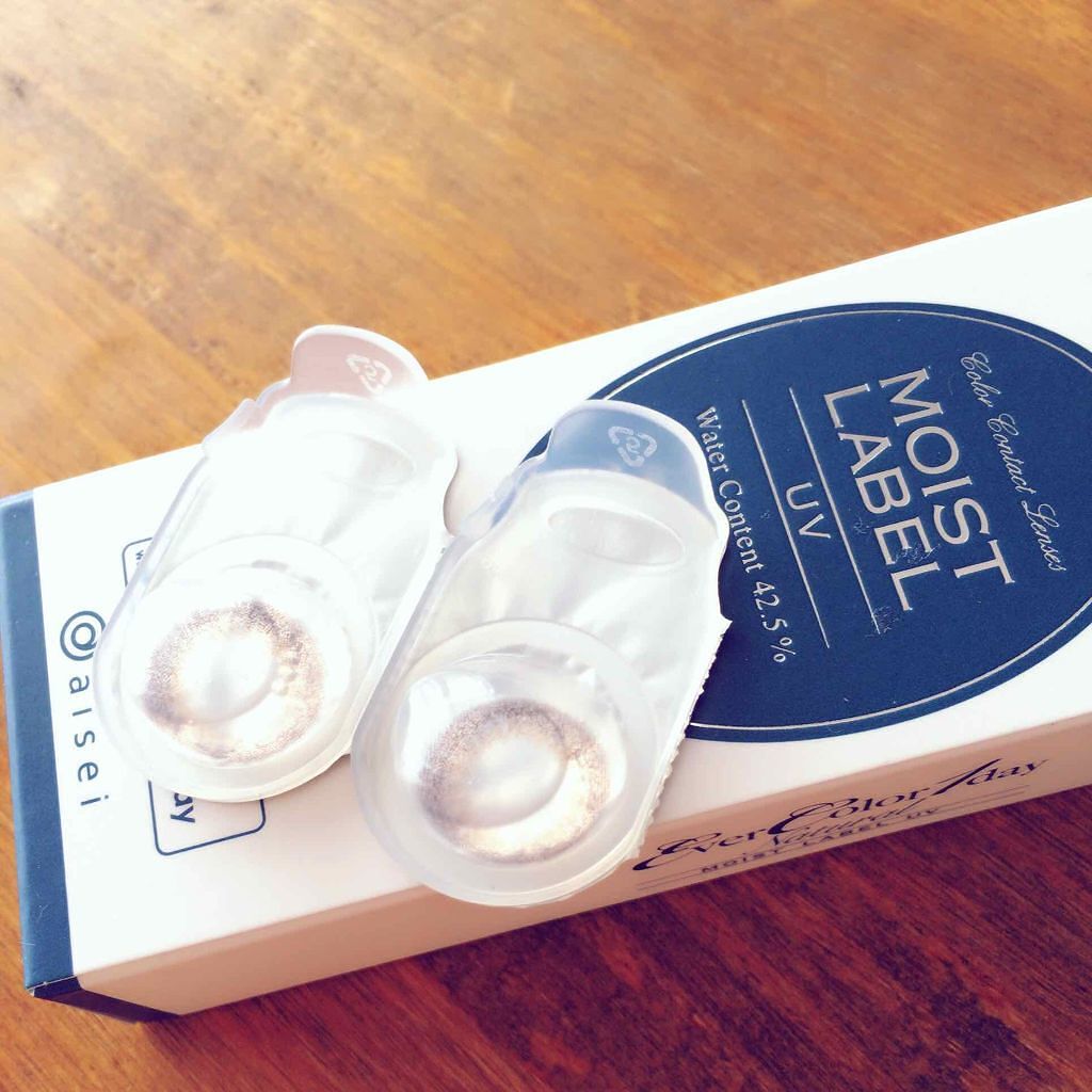 エバーカラーワンデーナチュラル モイストレーベルUV/エバーカラー/ワンデー(1DAY)カラコンを使ったクチコミ(1枚目)