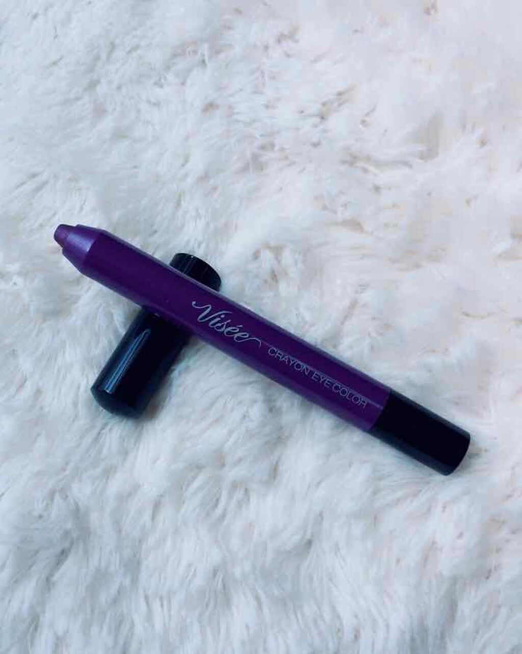 はななん on LIPS 「ViseeクレヨンアイカラーPU-5パープルがつんとムラサキの..」(1枚目)