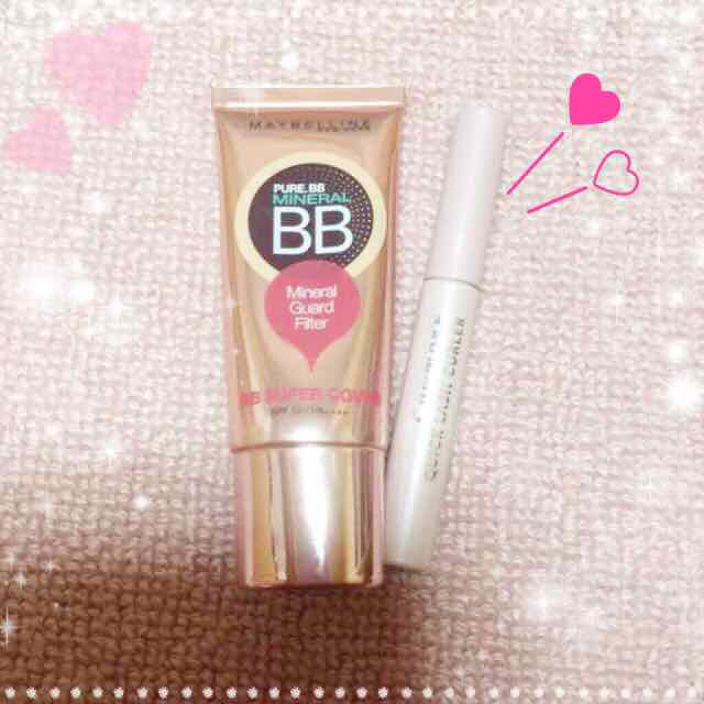 ピュアミネラル BB スーパー カバー/MAYBELLINE NEW YORK/BBクリームを使ったクチコミ（1枚目）