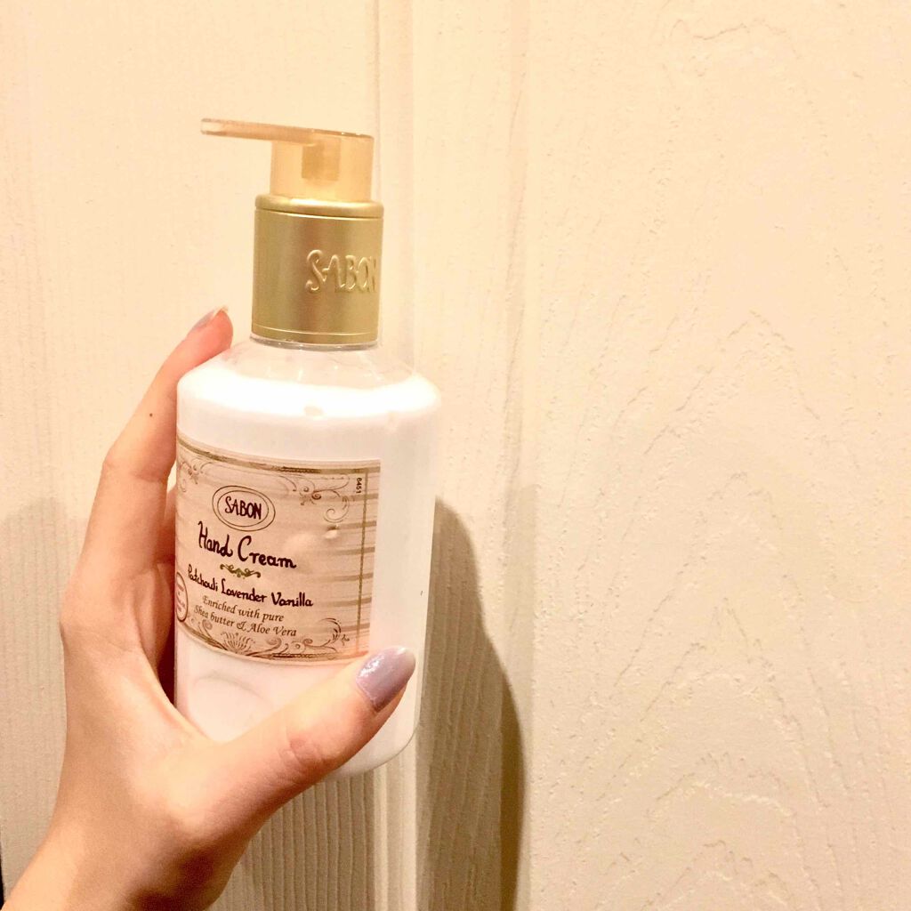 ハンドクリーム パチュリ・ラベンダー・バニラ/SABON/ハンドクリームを使ったクチコミ(1枚目)