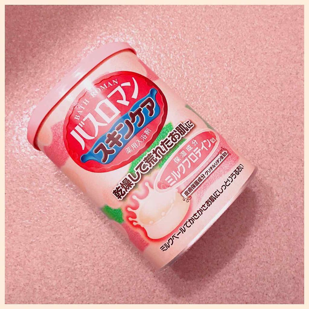 バスロマン スキンケア ミルクプロテイン/バスロマン/無機塩系入浴剤を使ったクチコミ（1枚目）