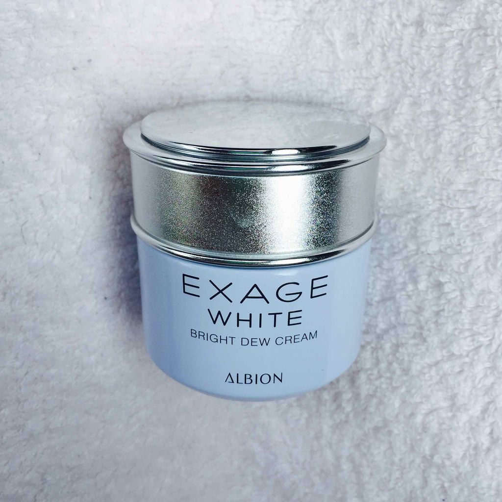 エクサージュホワイト ブライトデュウ クリーム/ALBION/フェイスクリームを使ったクチコミ(1枚目)