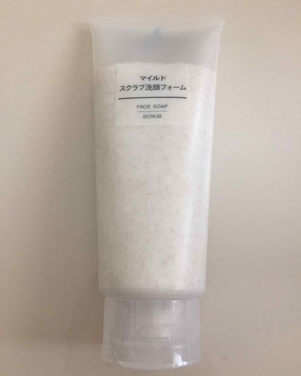 マイルドスクラブ洗顔フォーム/無印良品/スクラブ・ゴマージュを使ったクチコミ(1枚目)