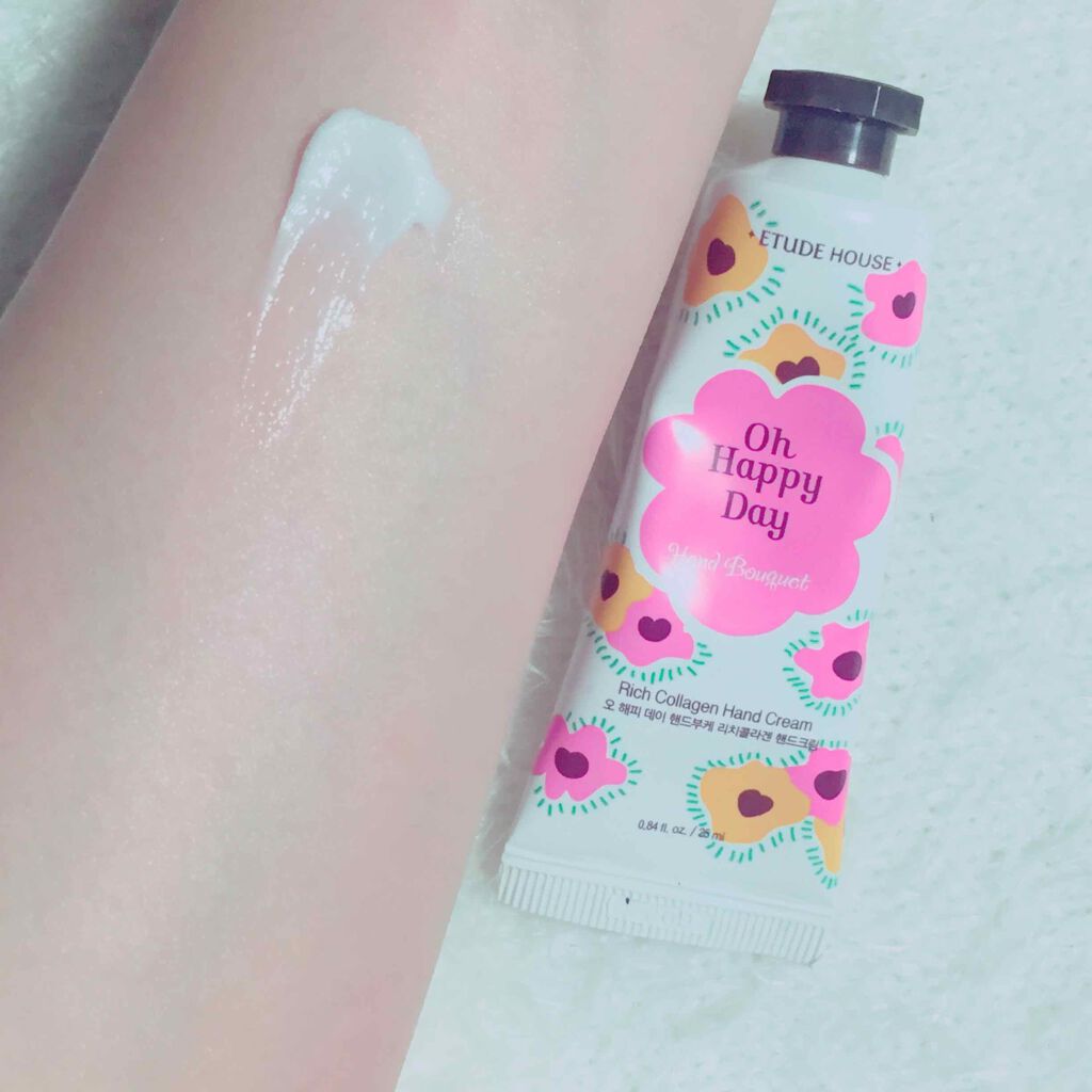 オーハッピーデイ ハンドブーケ ハンドクリーム Rich Sugar/ETUDE/ハンドクリームを使ったクチコミ(2枚目)