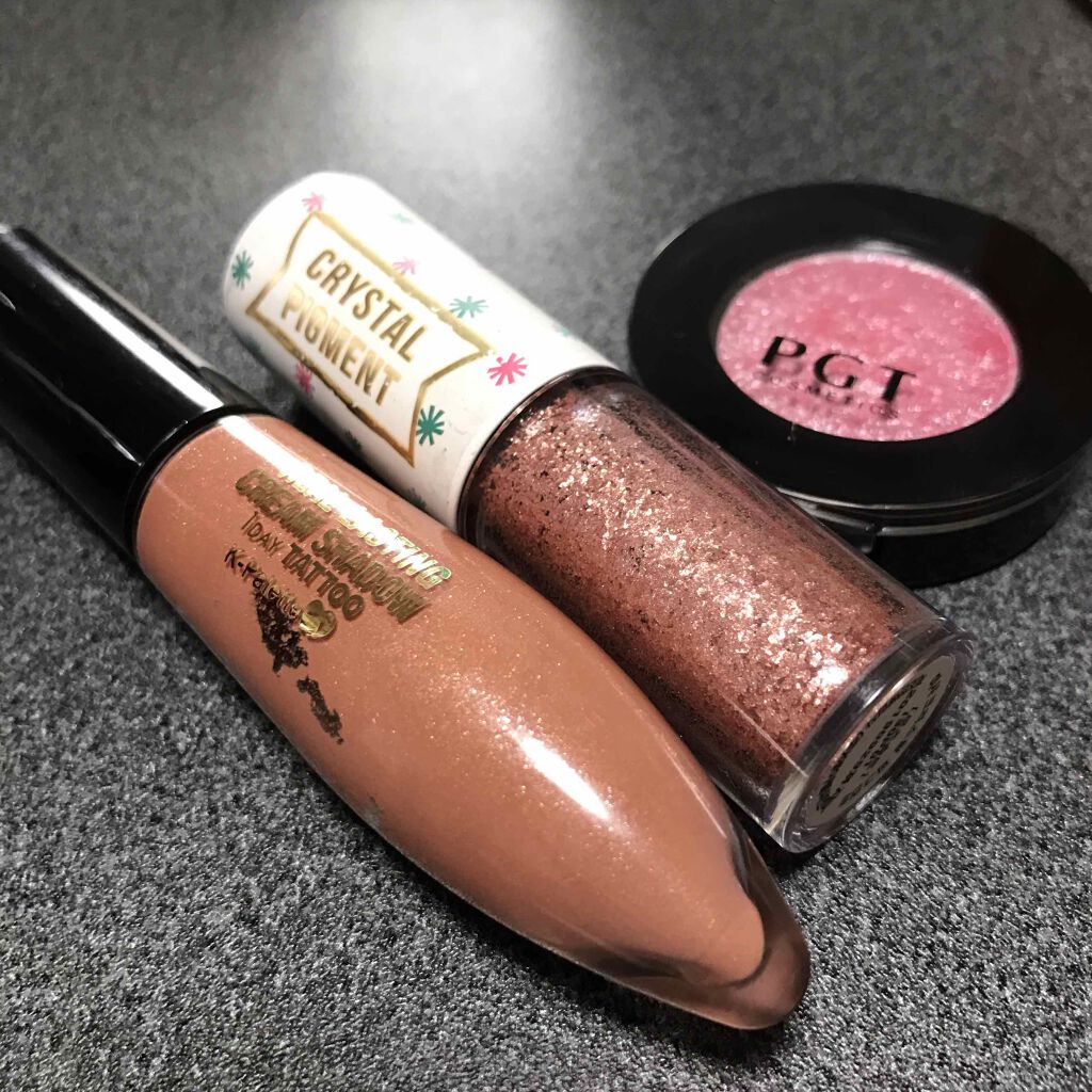 まき郎 on LIPS 「#アイシャドウ#ピグメント#キラキラ#ラメ#クリーム#韓国コス..」(1枚目)