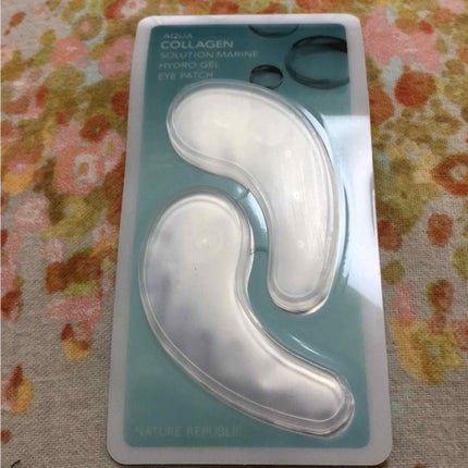 ネイチャーリパブリック アクアコラーゲンソリューションマリンハイドロジェルアイパッチのクチコミ「#NATUREREPUBLIC
アクアコラーゲン アイパッチ
目の下に貼るパック♫
30〜.....」(1枚目)