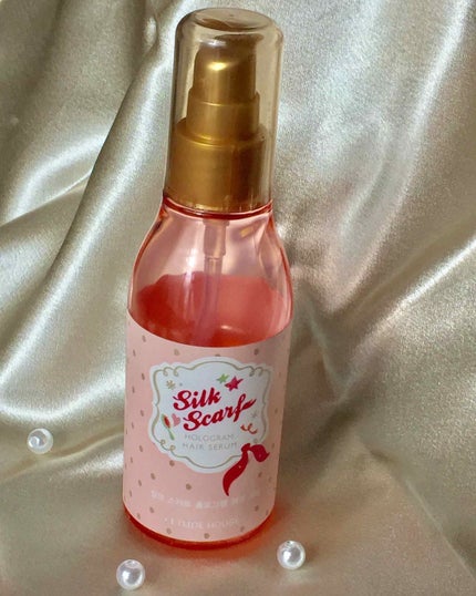 シルクスカーフ ホログラム ヘアセラム/ETUDE/ヘアオイルを使ったクチコミ(1枚目)