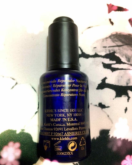 キールズ ミッドナイトボタニカル コンセントレート/Kiehl's/フェイスオイルを使ったクチコミ(2枚目)