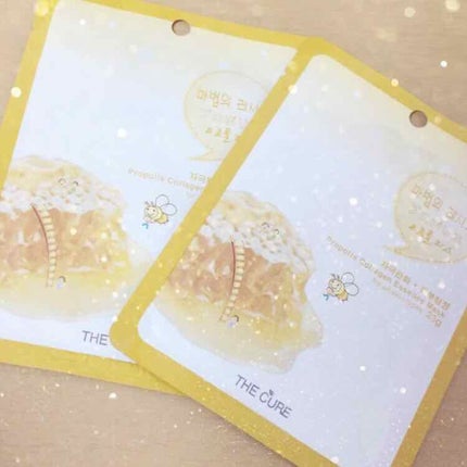 プロポリスコラーゲンエッセンスマスク/THE CURE(ザキュア)/シートマスク・パックを使ったクチコミ(1枚目)