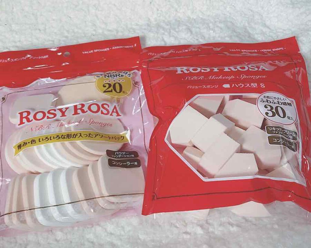 バリュースポンジN アソートNBR /ロージーローザ/パフ・スポンジを使ったクチコミ（1枚目）