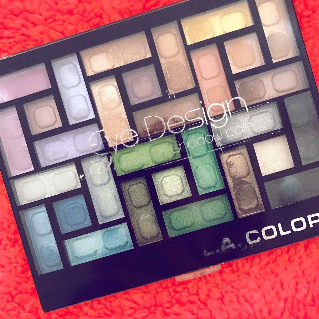 30カラーアイシャドーパレット/L.A.COLORS/アイシャドウパレットを使ったクチコミ(1枚目)