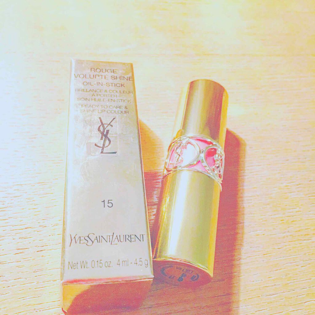 ルージュ ヴォリュプテ シャイン/YVES SAINT LAURENT BEAUTE/口紅を使ったクチコミ(1枚目)