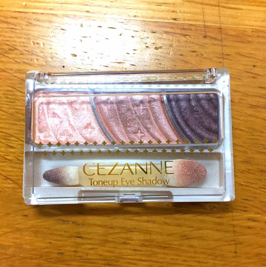 トーンアップアイシャドウ/CEZANNE/アイシャドウパレットを使ったクチコミ(1枚目)