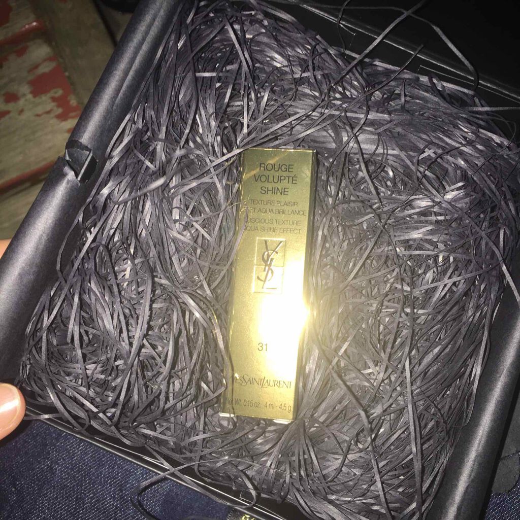 ルージュ ヴォリュプテ シャイン/YVES SAINT LAURENT BEAUTE/口紅を使ったクチコミ(1枚目)