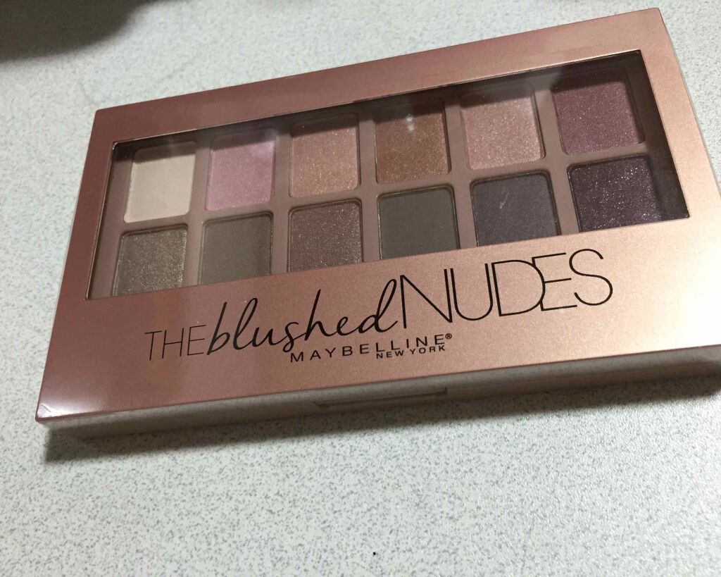 ヌードパレット ブラッシュド/MAYBELLINE NEW YORK/アイシャドウパレットを使ったクチコミ(1枚目)