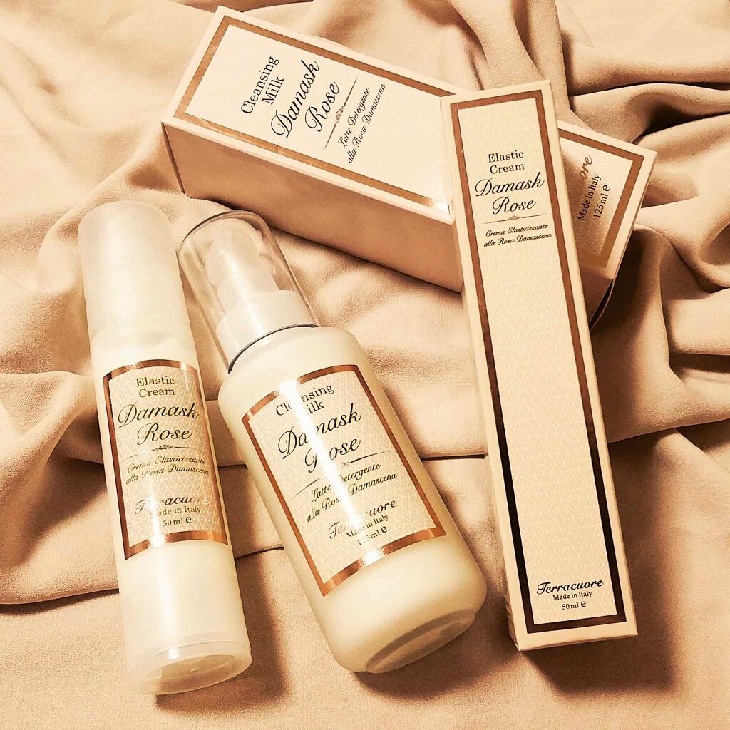 ダマスクローズ クレンジングミルク(洗い流し用)/Terracuore/ミルククレンジングを使ったクチコミ(1枚目)