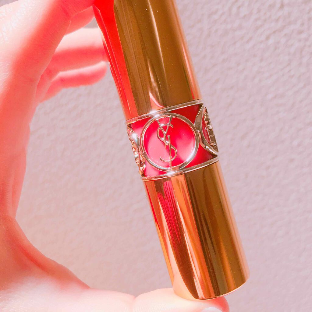 ルージュ ヴォリュプテ シャイン/YVES SAINT LAURENT BEAUTE/口紅を使ったクチコミ(1枚目)